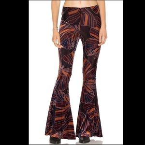 Free People Float Away Velvet Flare